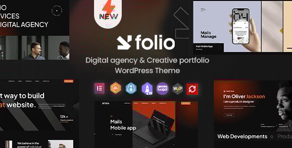 Webfolio - Creative Portfolio & Digital Agency WordPress Elementor Theme Logo